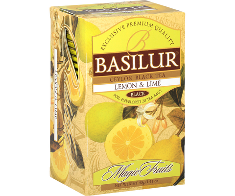 Magic Fruits Lemon & Lime Black Tea - 20 Enveloped Tea Bags