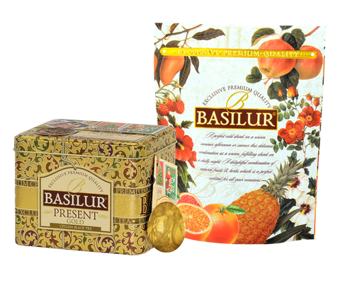 Present Gold - Pure Ceylon Floral Leafy Teas - Ceylon Black Tea - 100g Loose Leaf