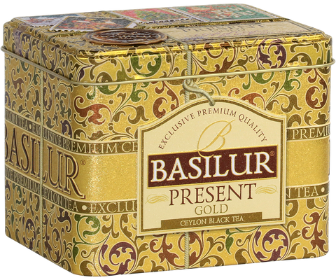 Present Gold - Pure Ceylon Floral Leafy Teas - Ceylon Black Tea - 100g Loose Leaf