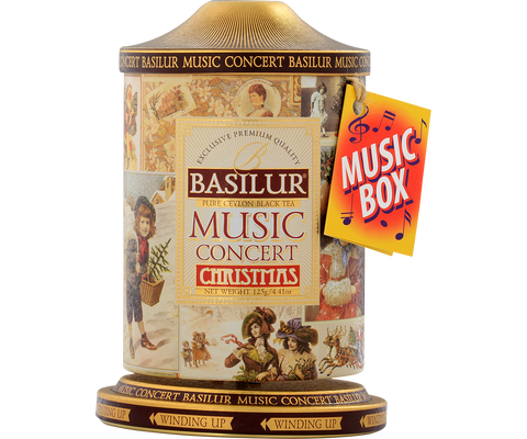Music Concert Tin Caddy - Christmas Song - 100g Loose Leaf Black Tea