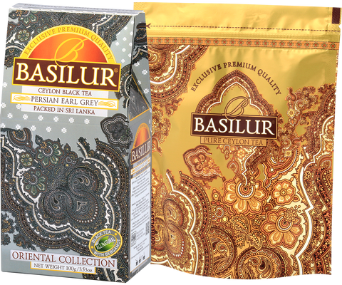 Basilur's Persian Earl Grey - 100g Loose Leaf Refill Pack