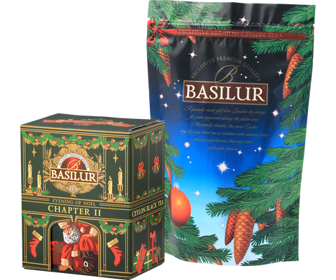 Evening Of Noel - Cinnamon, Almonds and Cornflower Black Tea- 75g Loose Leaf