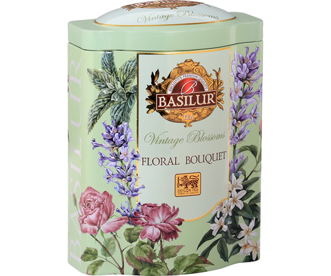 Vintage Blossoms Floral Bouquet - Green Tea - 100g Loose Leaf