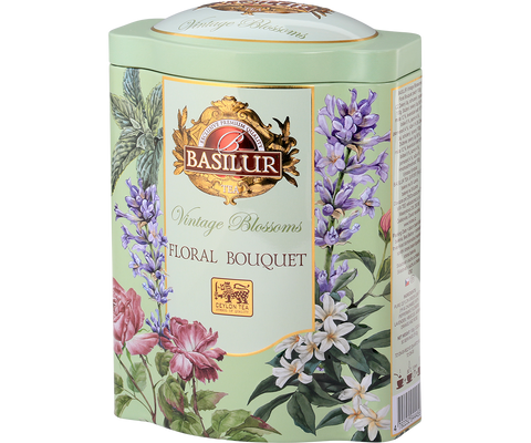 Vintage Blossoms Floral Bouquet - Green Tea - 100g Loose Leaf