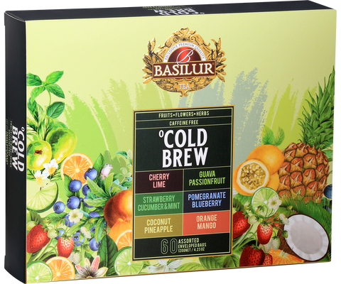 Cold Brew Assortment- 6 Flavours - 60 Enveloped Tea Bags