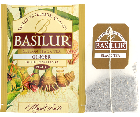Magic Fruits Ginger Ceylon Black Tea - 20 Enveloped Tea Bags