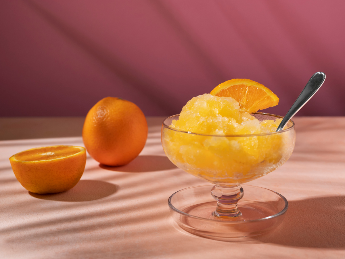 Tangerine Earl Grey Sorbet