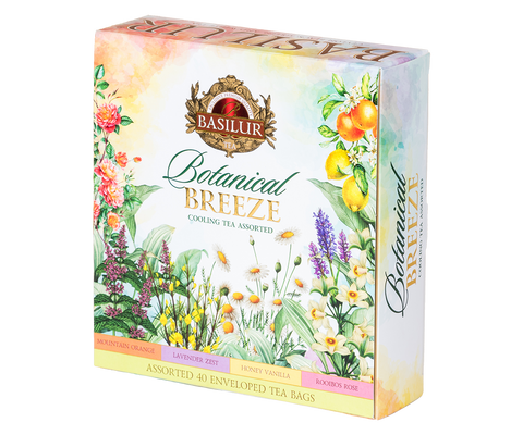 Botanical Breeze Assortment - 40 Enveloped Tea Bags - 4 Flavours