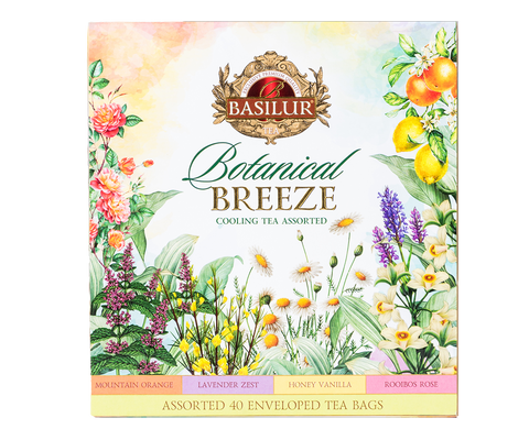 Botanical Breeze Assortment - 40 Enveloped Tea Bags - 4 Flavours