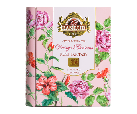 Vintage Blossoms - Rose Fantasy Pyramid Tea Bags