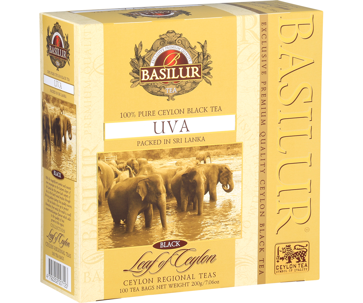 Leaf of Ceylon - Uva Regional Black Tea - 100 Tea Bags