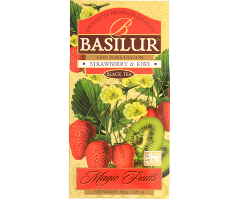 Magic Fruits Strawberry & Kiwi - 100g Loose Leaf Black Tea