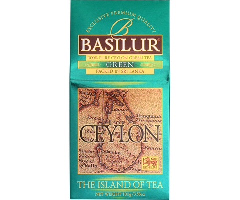Basilur Pure Ceylon Green Tea - 100G Loose Leaf Green Tea