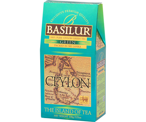 Basilur Pure Ceylon Green Tea - 100G Loose Leaf Green Tea