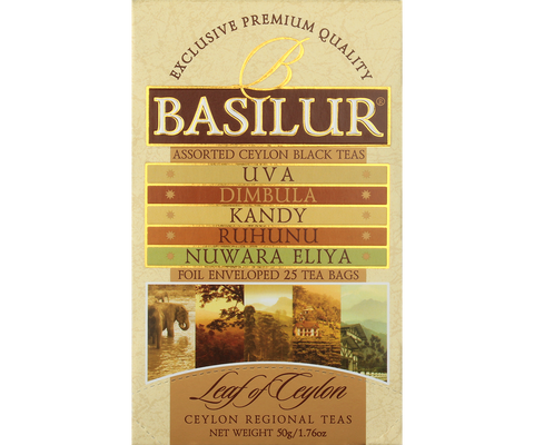 Leaf of Ceylon - Assorted - 25 Enveloped Tea Bags