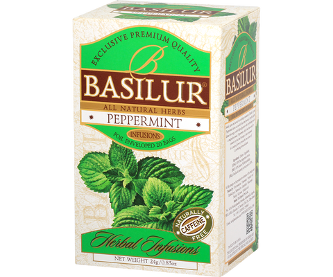 Basilur Peppermint Tea - 20 Enveloped Tea Bags