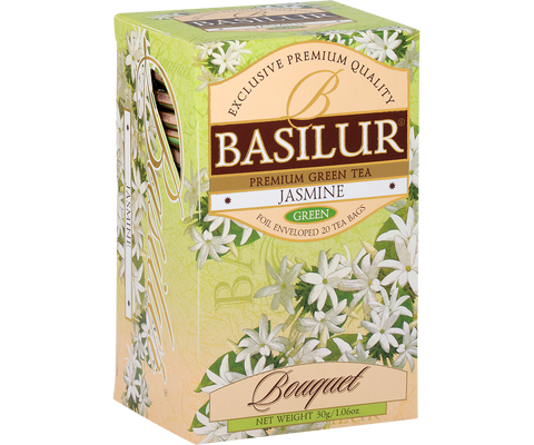 Bouquet Collection - Jasmine Green Tea -20 Enveloped Tea Bags