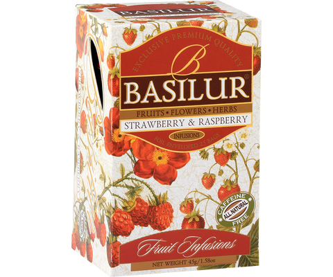 Fruit Infusions - Strawberry & Raspberry- 20 Enveloped Tea Bags