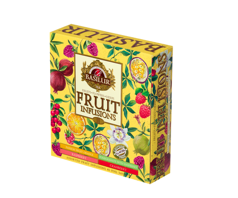 Assorted Fruit Infusions Vol.III - 40 Enveloped Tea Bags - 4 Flavours