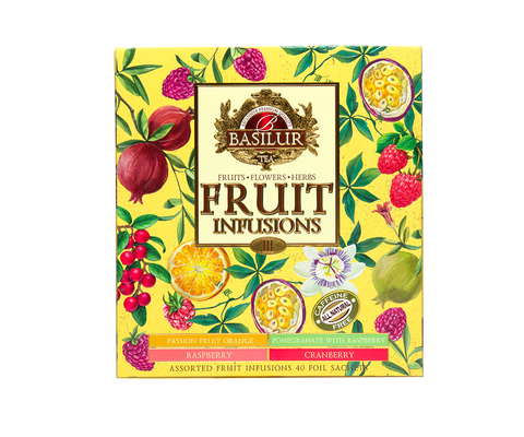 Assorted Fruit Infusions Vol.III - 40 Enveloped Tea Bags - 4 Flavours