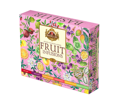Assorted Fruit Infusions Vol.II - 60 Enveloped Tea Bags - 6 Flavours