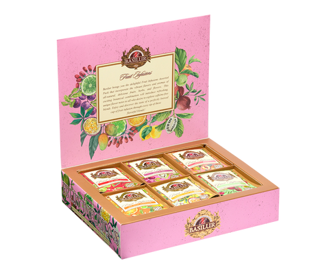 Assorted Fruit Infusions Vol.II - 60 Enveloped Tea Bags - 6 Flavours