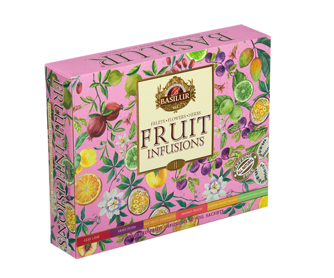 Assorted Fruit Infusions Vol.II - 60 Enveloped Tea Bags - 6 Flavours