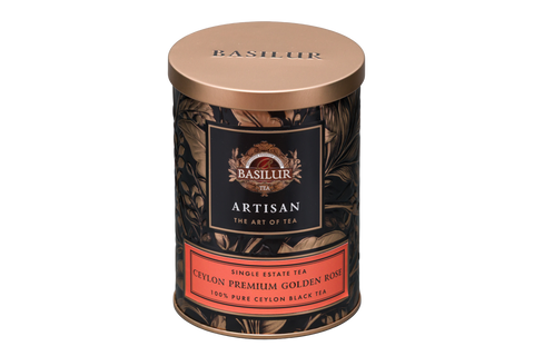 Ceylon Premium Golden Rose Tin - 75g Loose Leaf Ceylon Black Tea