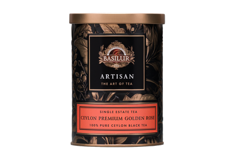 Ceylon Premium Golden Rose Tin - 75g Loose Leaf Ceylon Black Tea