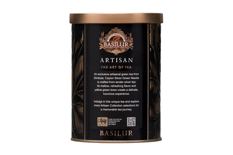 Ceylon Silver Green Needle Tin - 60g Green Loose Tea