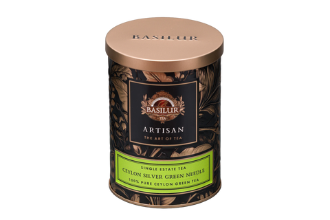 Ceylon Silver Green Needle Tin - 60g Green Loose Tea