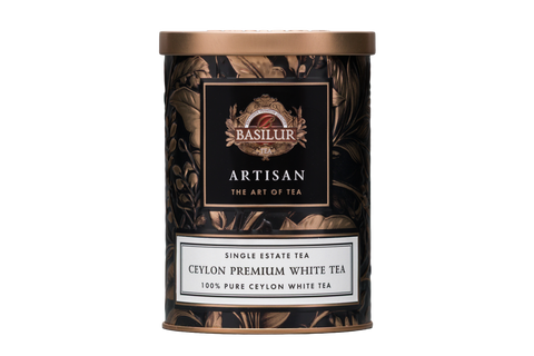 Ceylon Premium White Tea Tin - 25g Loose Leaf White Tea