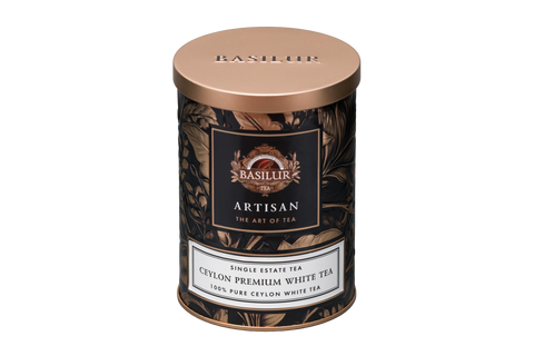 Ceylon Premium White Tea Tin - 25g Loose Leaf White Tea