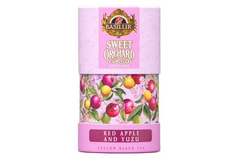 Basilur Sweet Orchard Red Apple & Yuzu - 75g Loose Leaf Black Tea