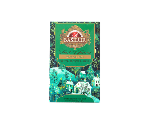 Assorted Fruit Infusions - Christmas Flavors - Hot Apple - 20 Enveloped Tea Bags