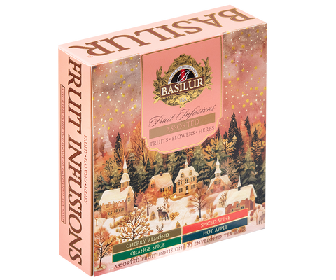 Assorted Fruit Infusions - Christmas Flavors - 40 Enveloped Tea Bags