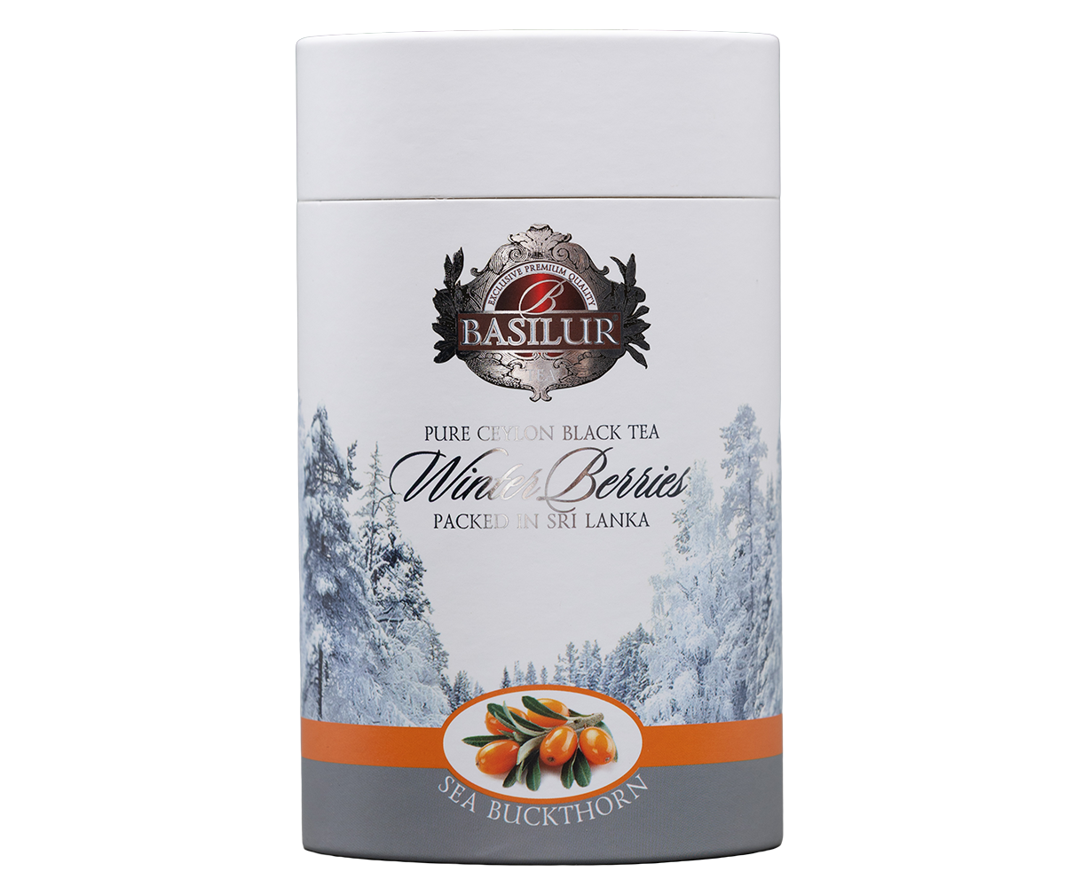 Basilur Winter Berries - Sea Buckthorn- 75g Ceylon Black tea