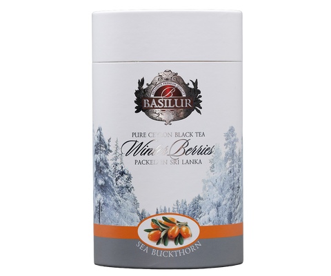 Basilur Winter Berries - Sea Buckthorn- 75g Ceylon Black tea