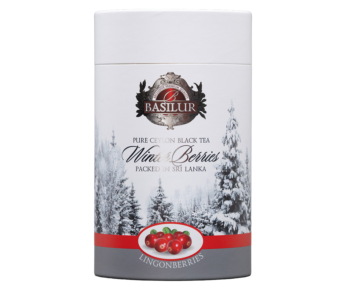 Basilur Winter Berries - Lingonberries - 75g Ceylon Black tea