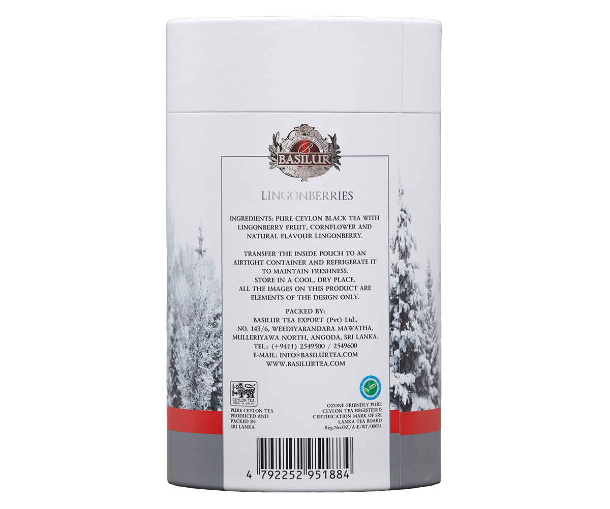 Basilur Winter Berries - Lingonberries - 75g Ceylon Black tea
