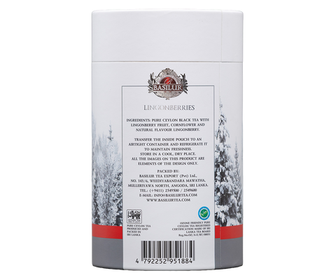 Basilur Winter Berries - Lingonberries - 75g Ceylon Black tea