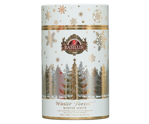 Winter Forest Winter White Tin Canister - 75G Loose Leaf Black Tea