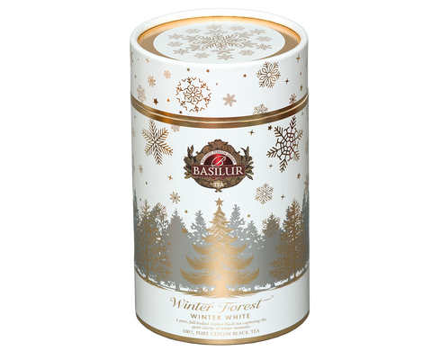 Winter Forest Winter White Tin Canister - 75G Loose Leaf Black Tea