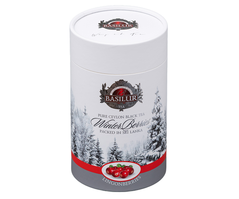 Basilur Winter Berries - Lingonberries - 75g Ceylon Black tea