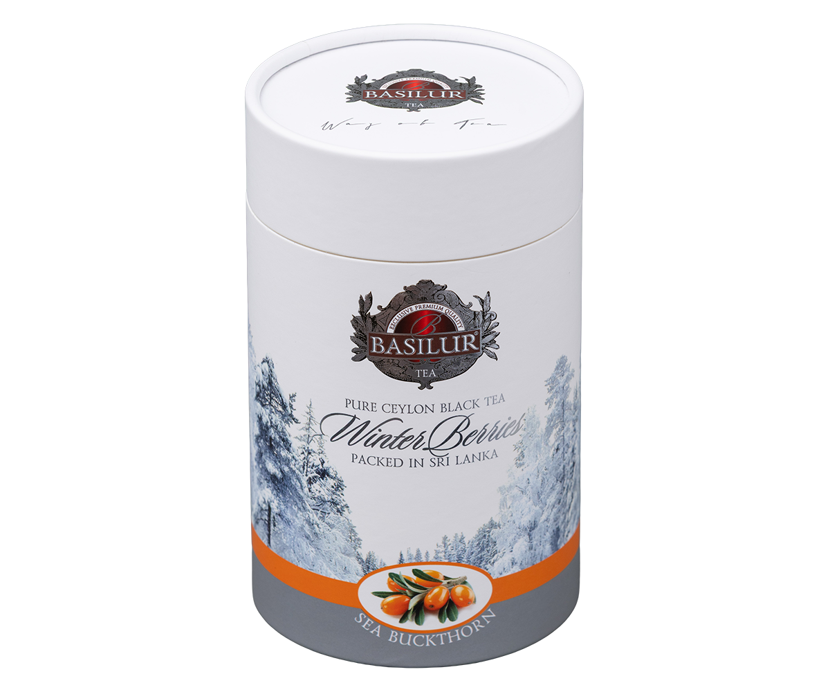 Basilur Winter Berries - Sea Buckthorn- 75g Ceylon Black tea