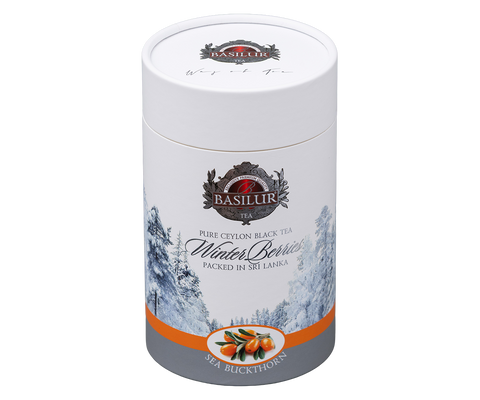 Basilur Winter Berries - Sea Buckthorn- 75g Ceylon Black tea
