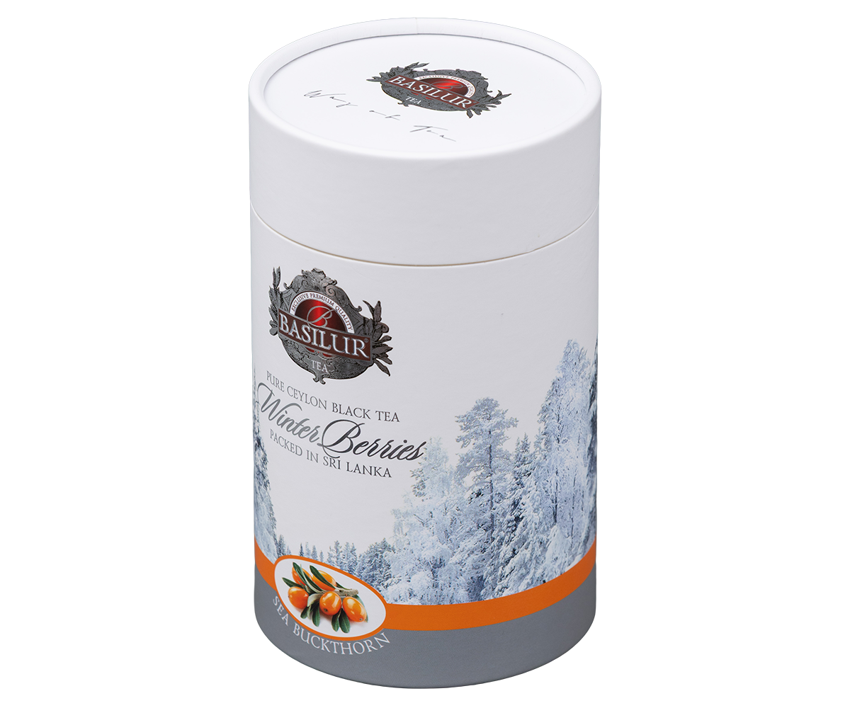 Basilur Winter Berries - Sea Buckthorn- 75g Ceylon Black tea