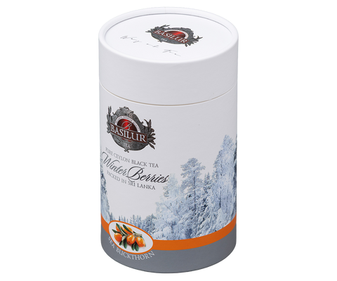 Basilur Winter Berries - Sea Buckthorn- 75g Ceylon Black tea