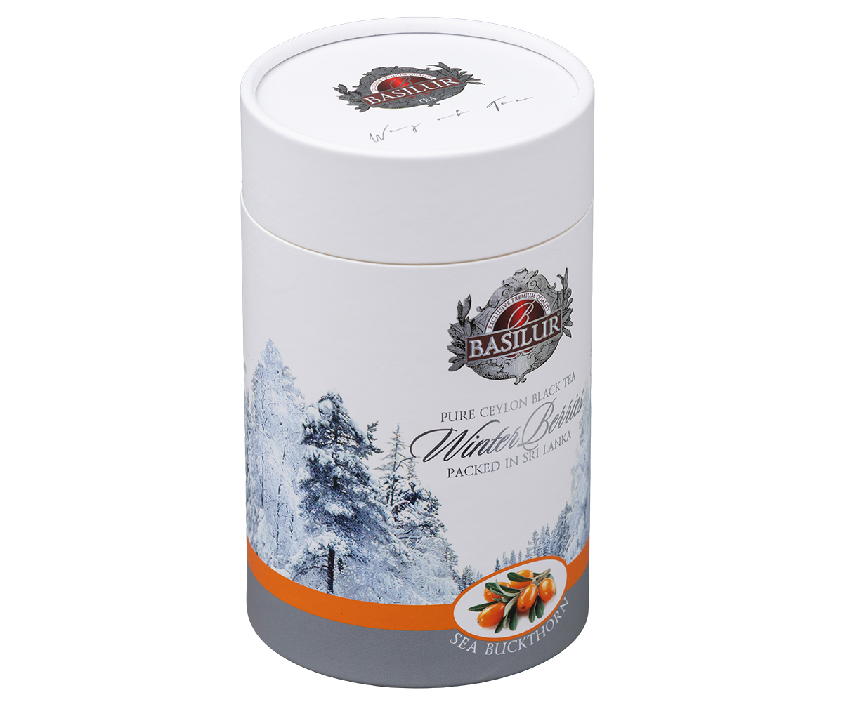 Basilur Winter Berries - Sea Buckthorn- 75g Ceylon Black tea