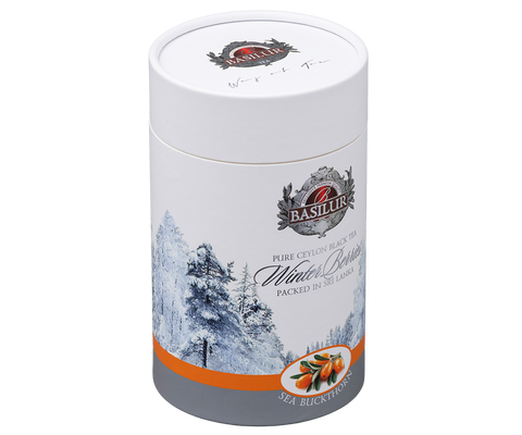 Basilur Winter Berries - Sea Buckthorn- 75g Ceylon Black tea
